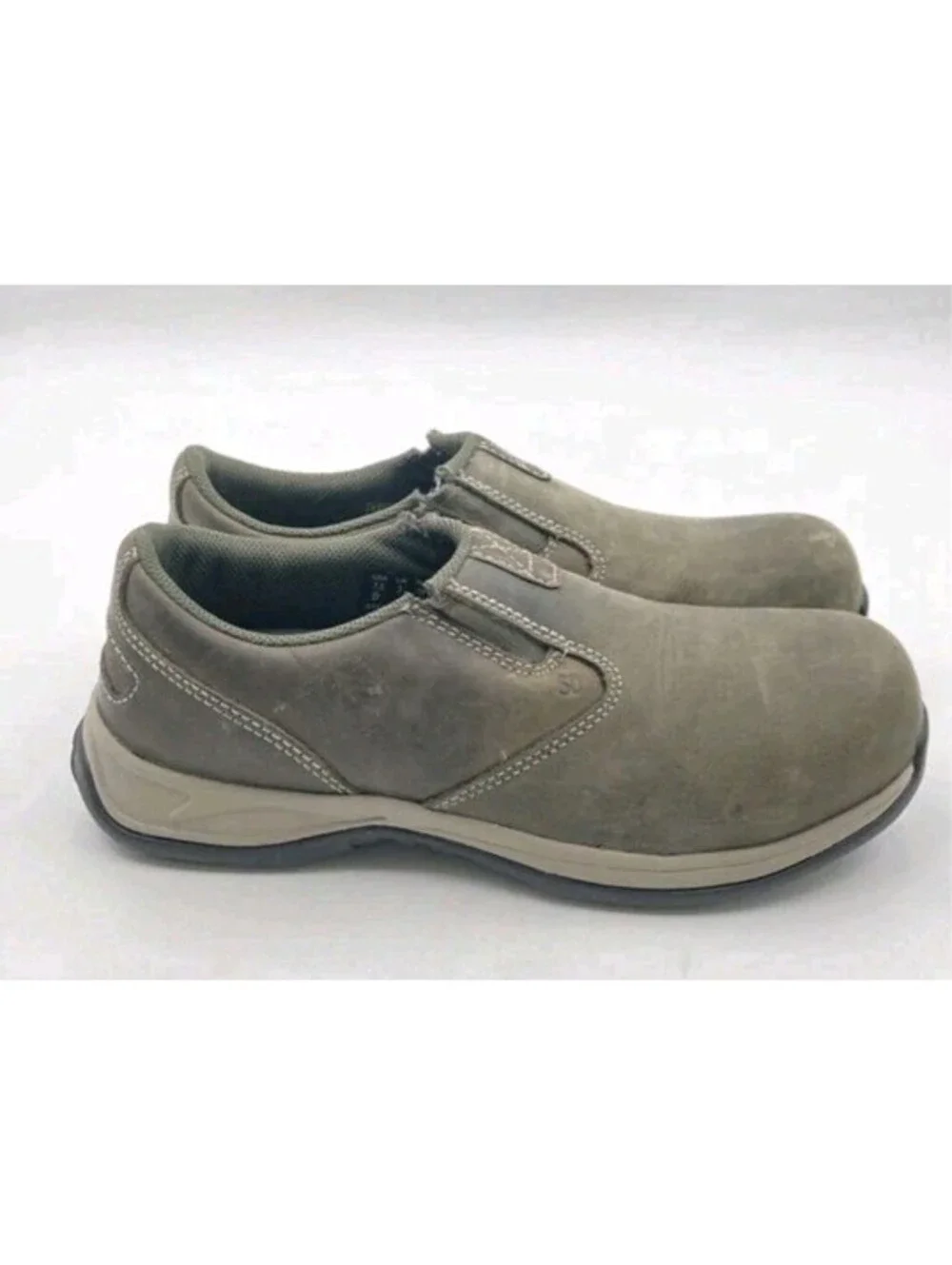 Red Wing Shoes Womens 7.5D 2306 Green Slip-On Saftey Toe Comfort Shoes